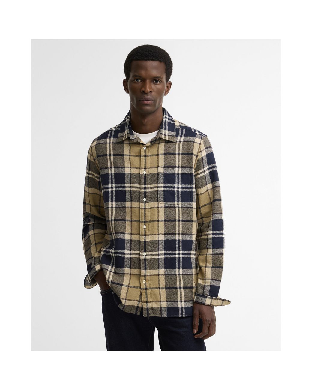 Barbour Multicolor Bourne Tartan Modern Heritage Cotton Long-Sleeve Patterned Shirt for men