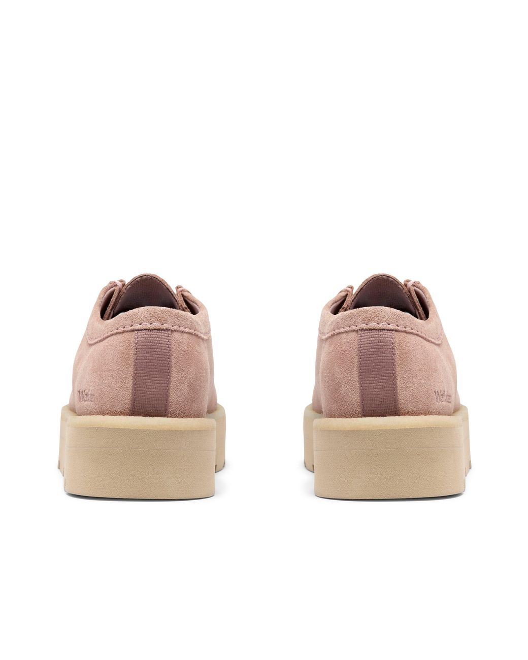 Clarks Pink Meare Walla Moc Toe Formal Shoes