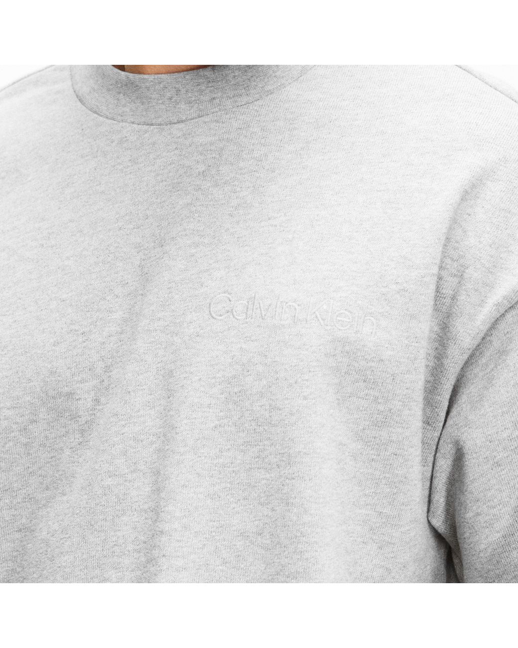Calvin Klein Gray Sslogo T-Shirt for men