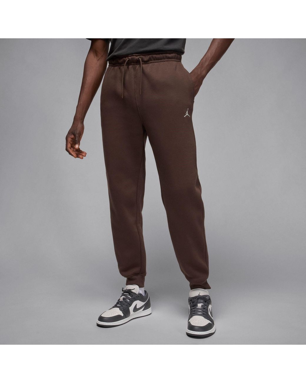 Nike Brown Essential Fleece Pants for men