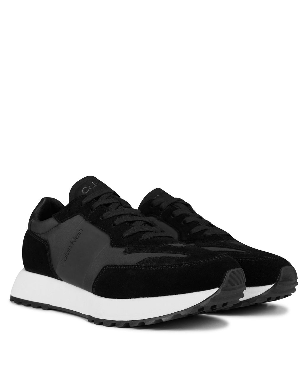 Calvin Klein Black Suede Trainers for men