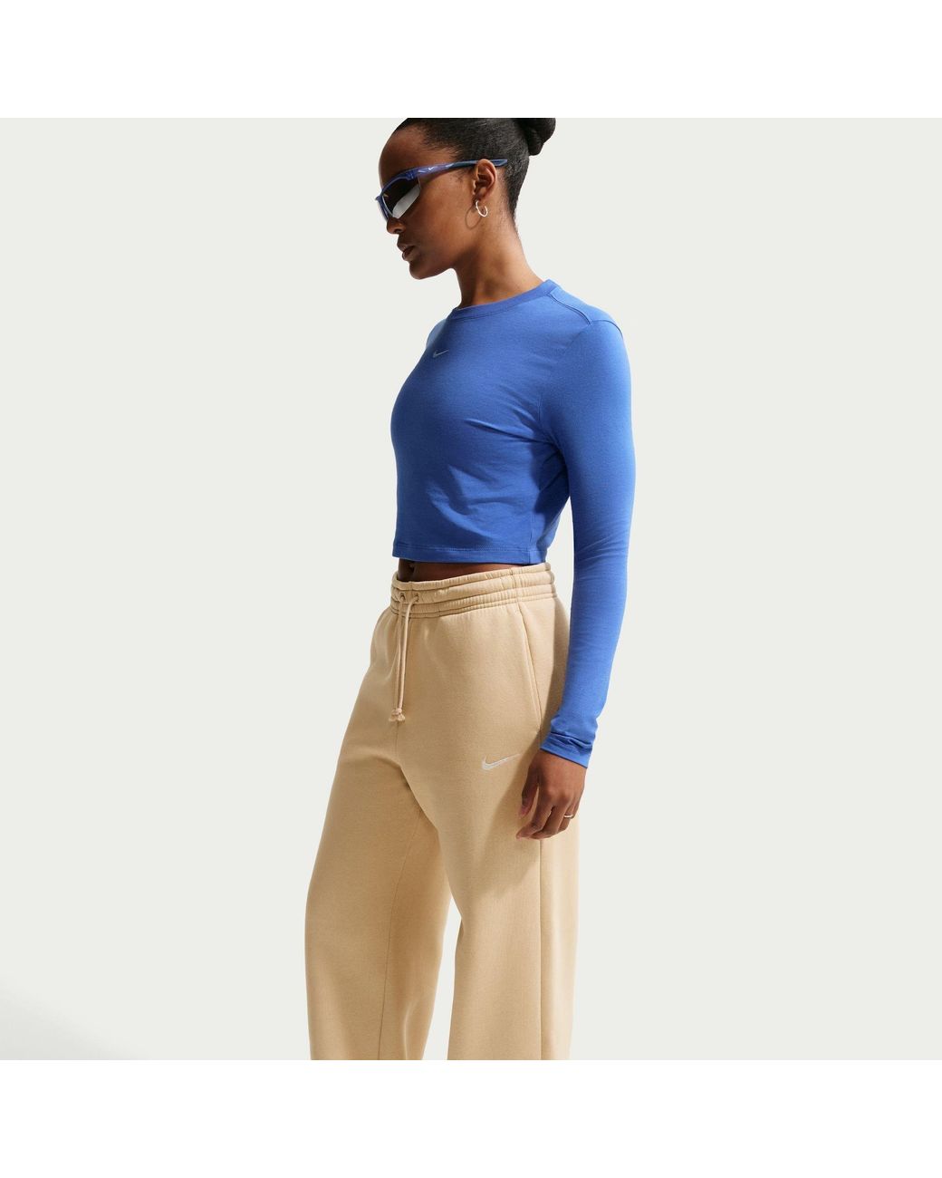 Nike Natural Sportswear Phoenix Fleece High-Waisted Wide-Leg Sweatpants