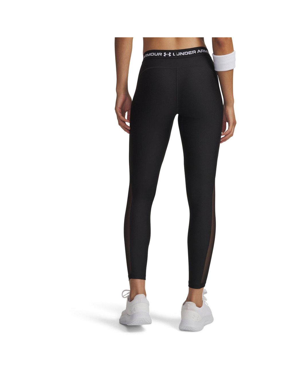 Under Armour Black Heatgear Mesh Performance Gym Legging