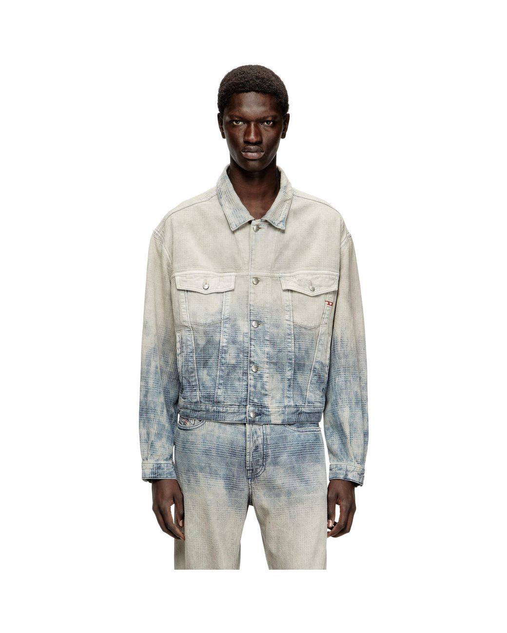 DIESEL Blue Denim Jacket for men
