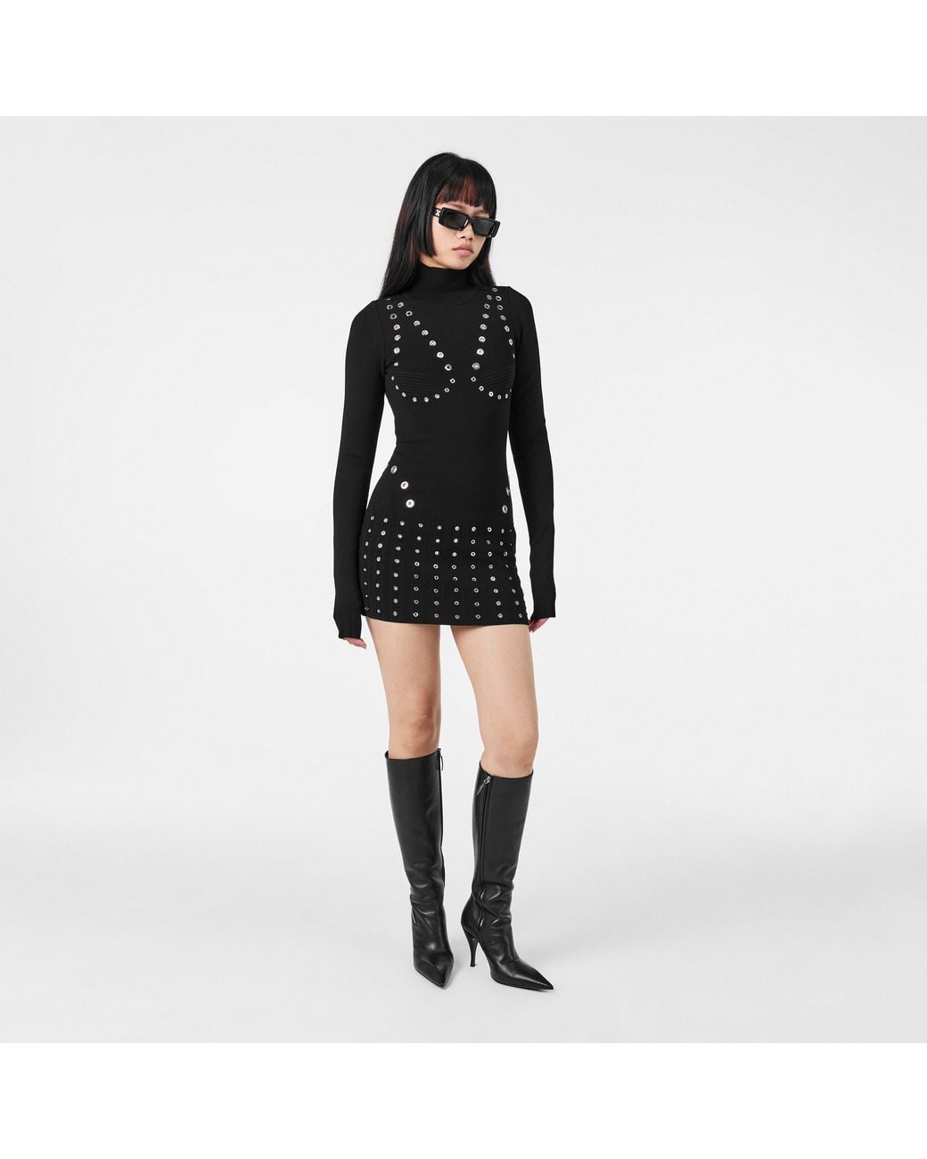 Off-White c/o Virgil Abloh Black Long Maxi Dress