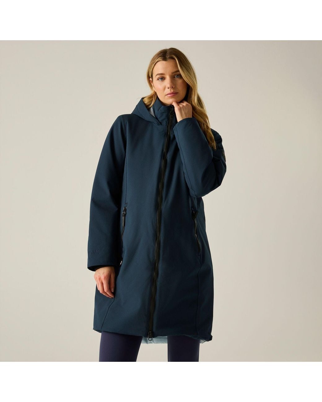 Regatta Blue Marron Waterproof Jacket