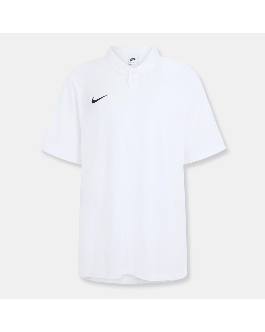 Nike White Short Sleeve Performance Polo Shirt for men