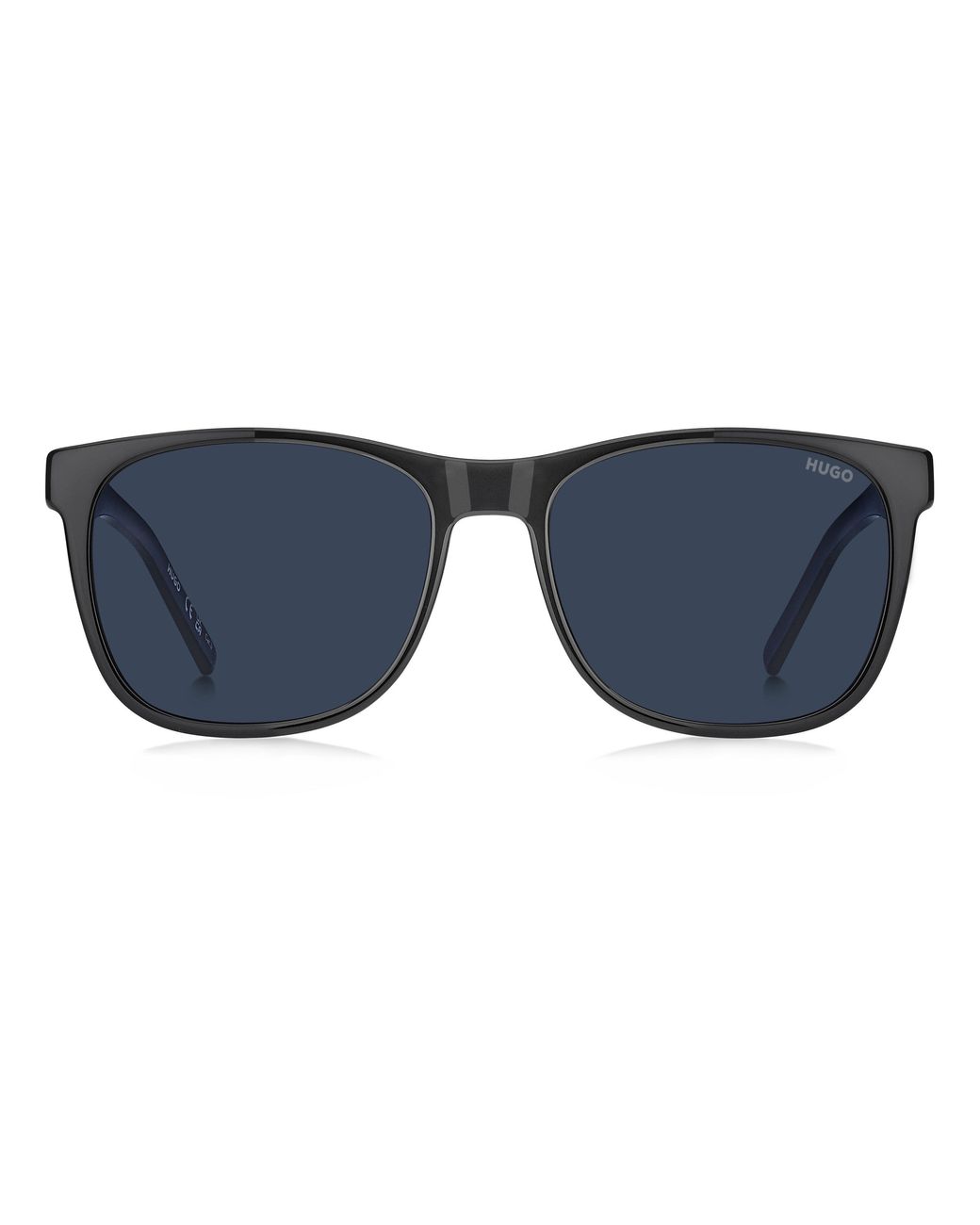 HUGO Blue Rectangle Sunglasses for men