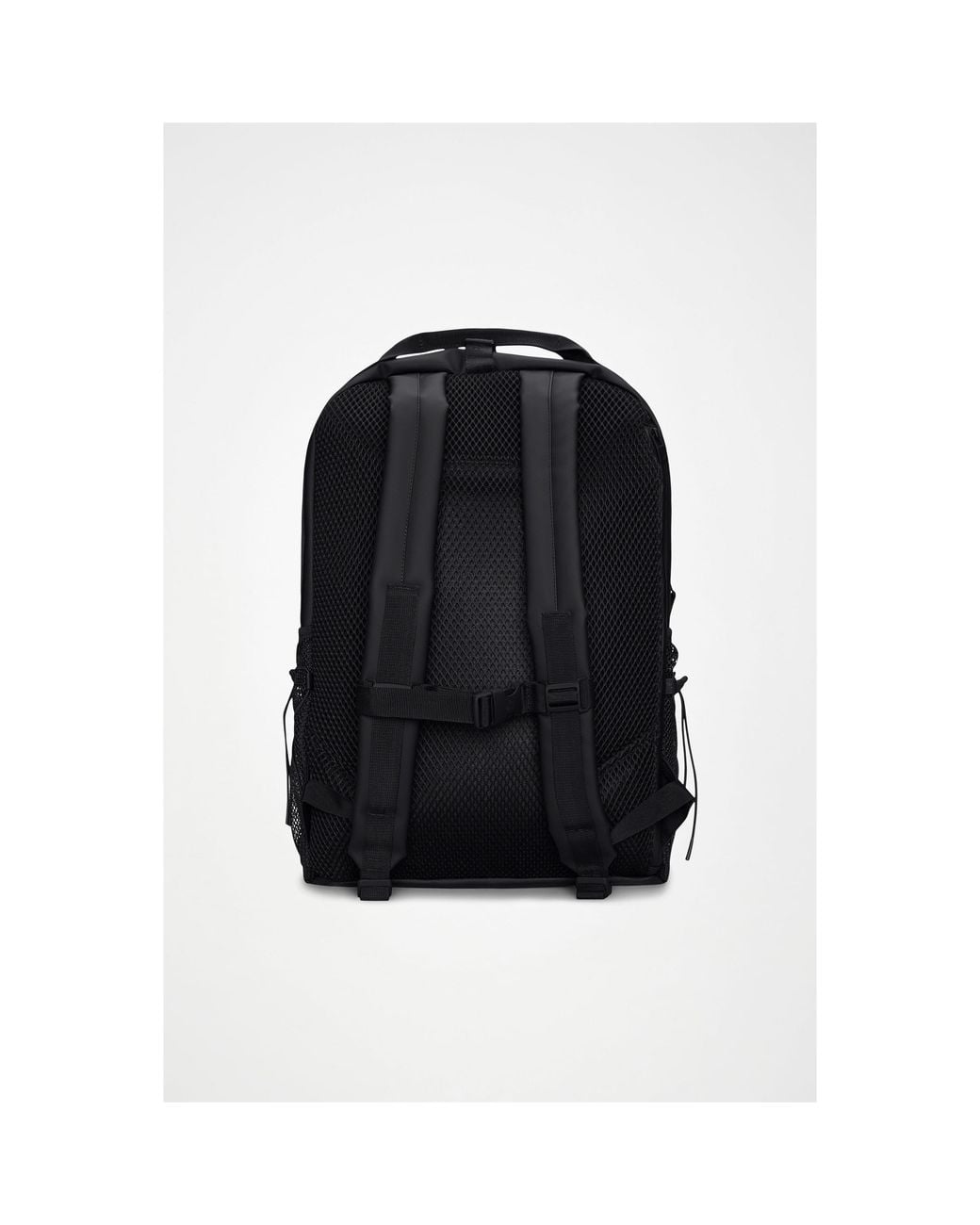 Rains Black Trail Clip Front Waterproof Backpack 27 L