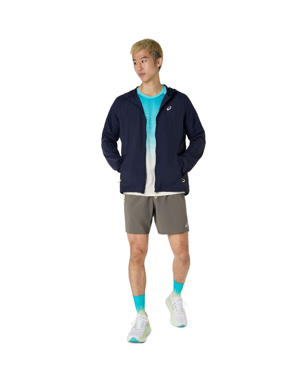 Asics Blue Road Ibuki Short Sleeve Running T-Shirt for men