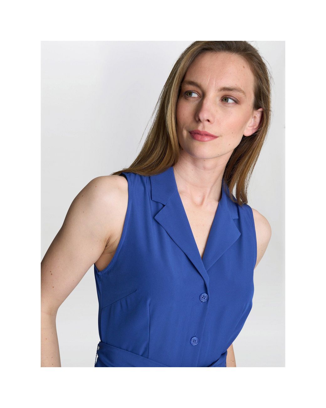 Gina Bacconi Blue Jamie Shirt Dress