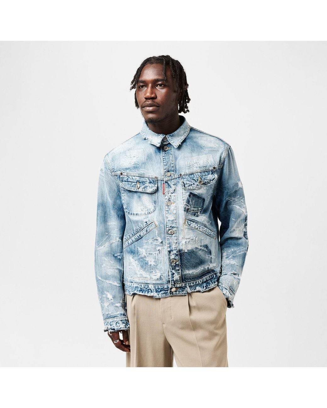 DSquared² Blue Denim Jacket for men
