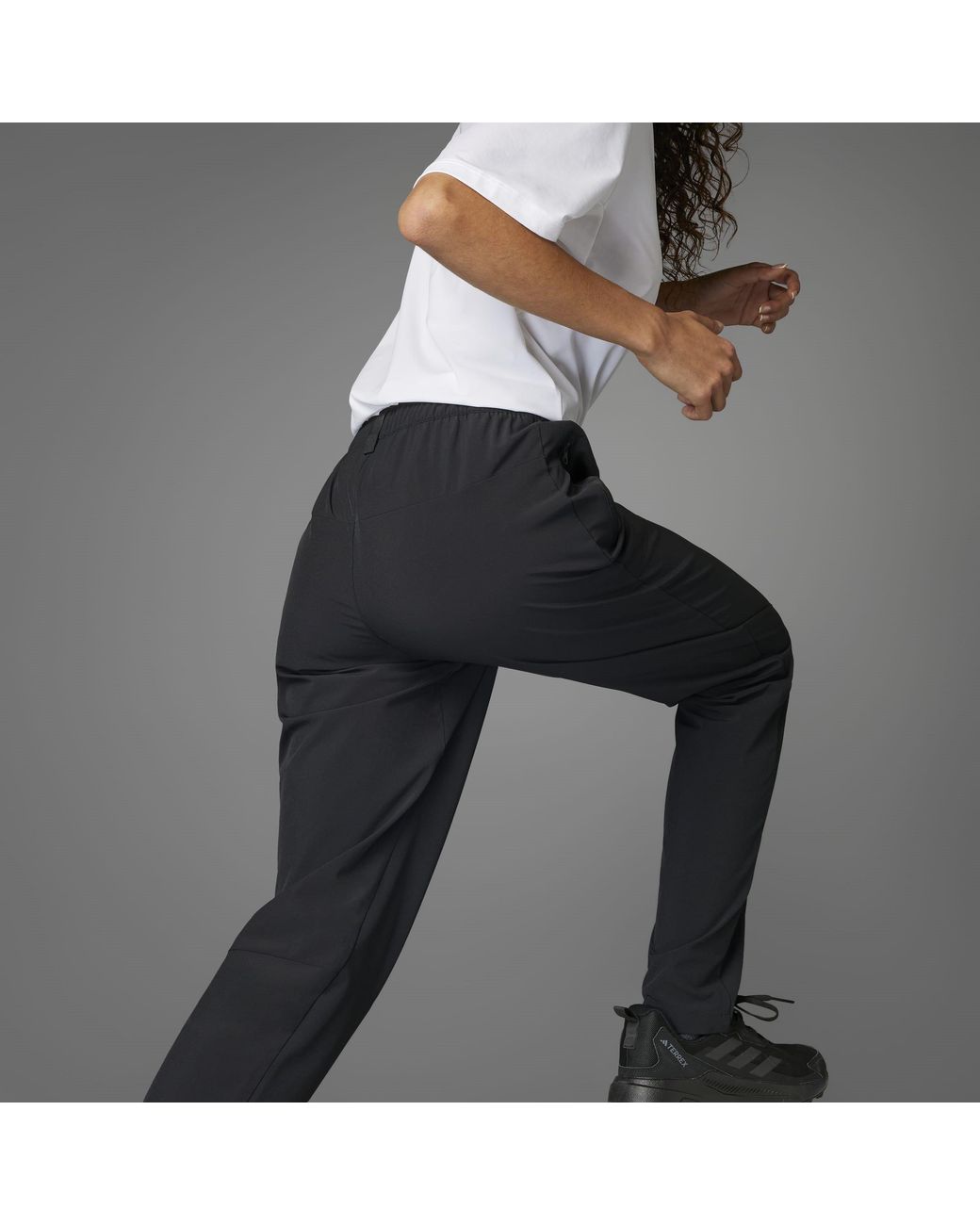 Adidas Gray Multi Essentials Stretch Joggers