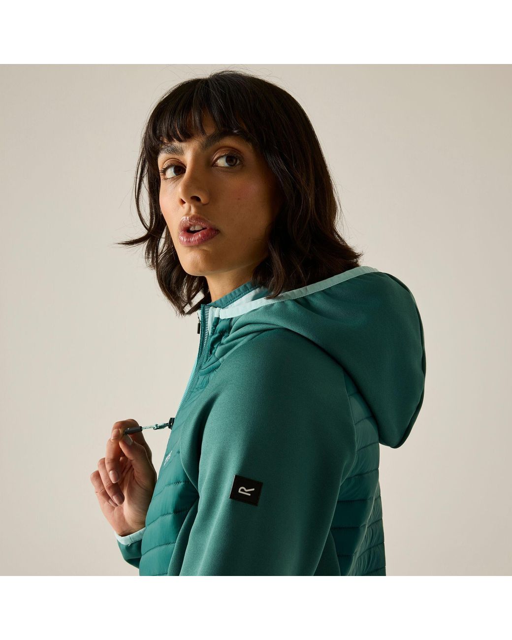 Regatta Green Andreson Hybrid Water-Repellent Jacket