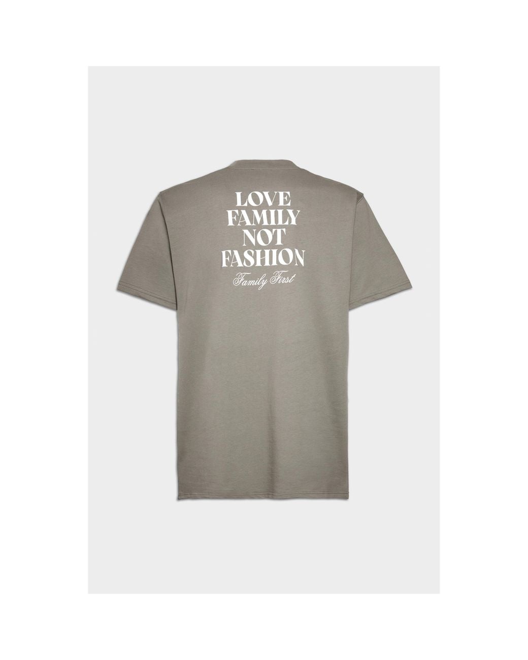 FAMILY FIRST Gray T-Shirt for men