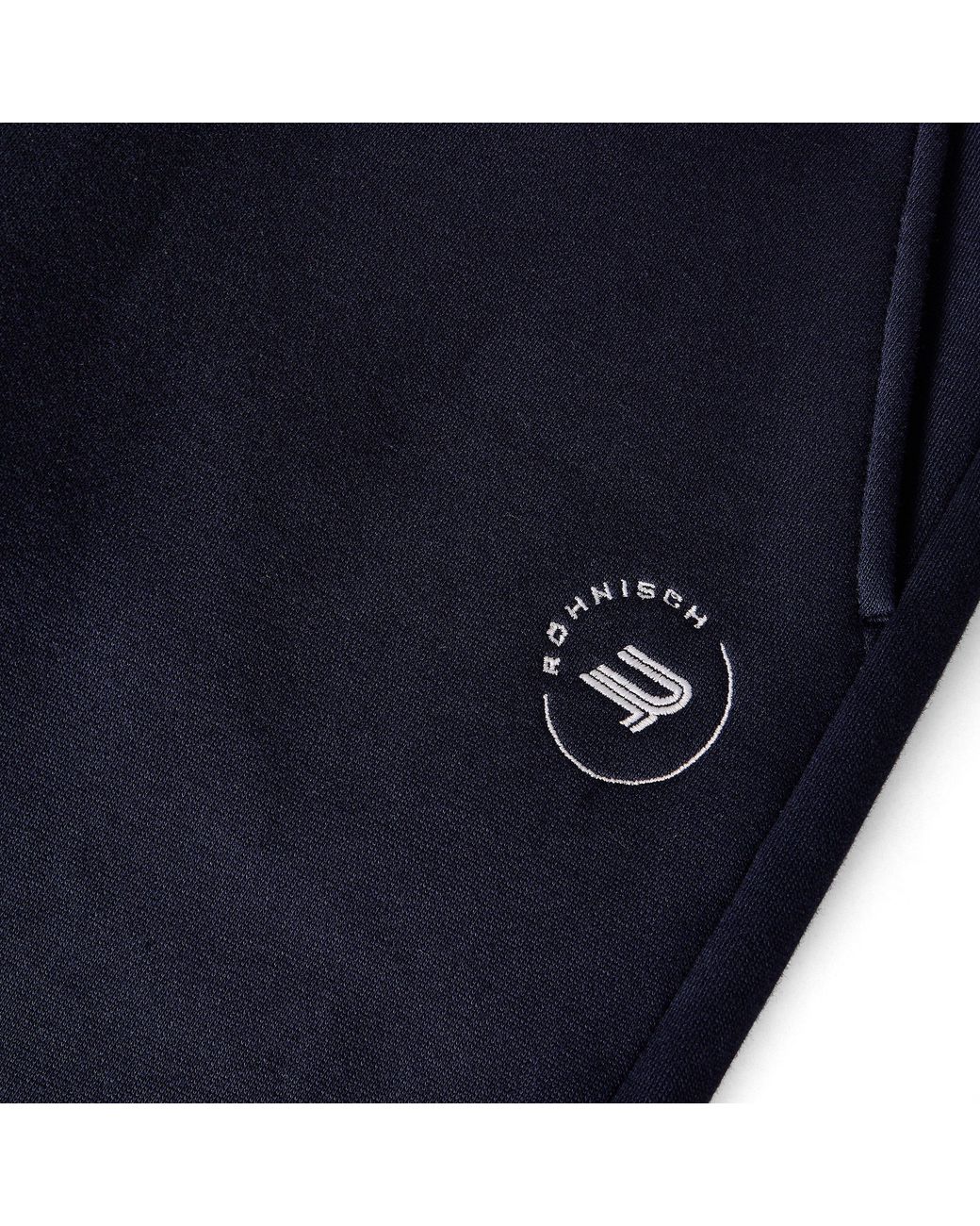 Röhnisch Blue Wide Open Hem Jersey Jogging Bottoms