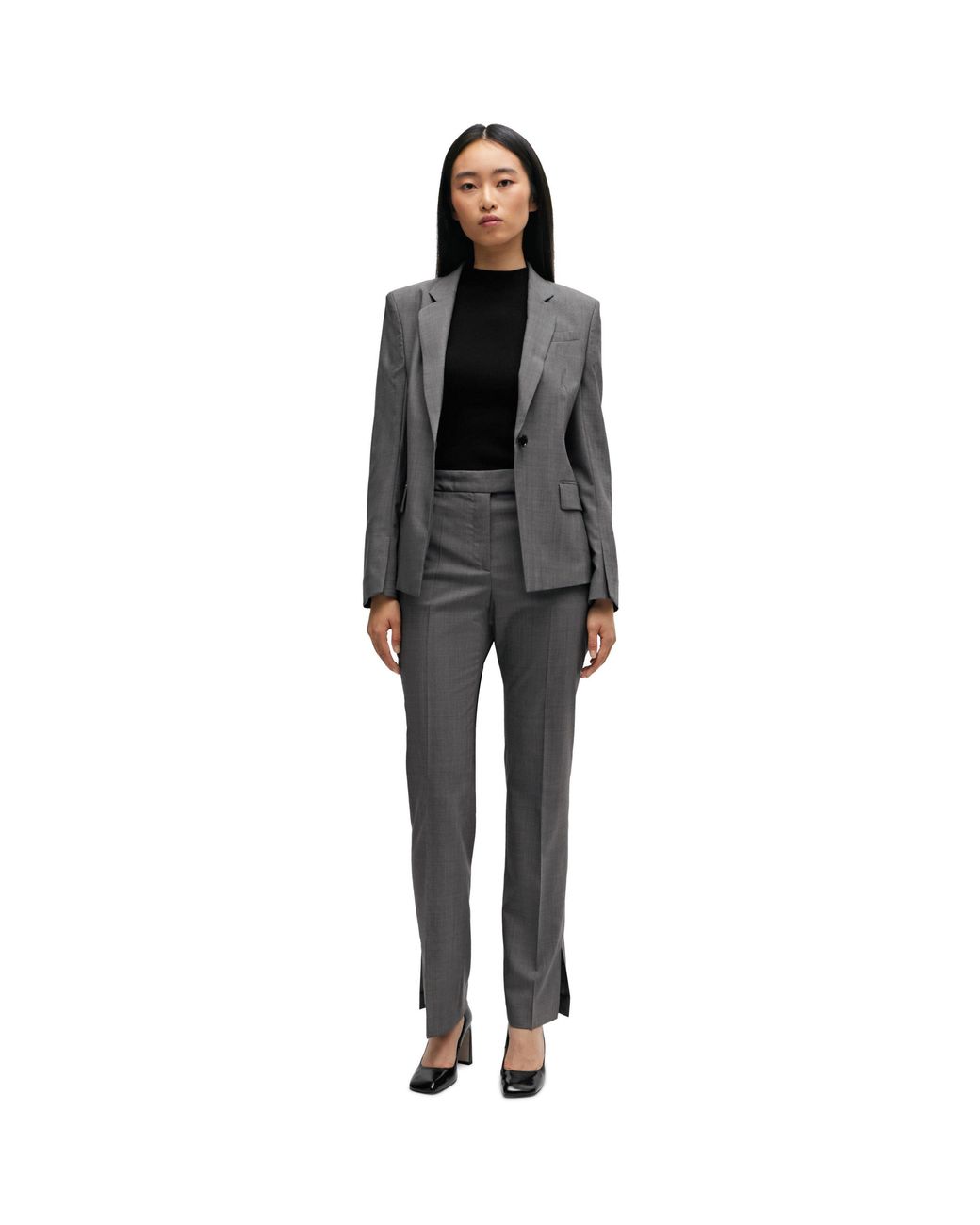 Boss Natural Teana Slim Fit Trousers