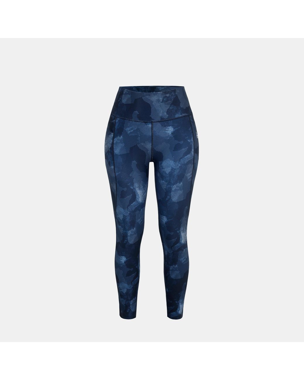 La Gear Blue High Waisted Full Length Skinny Fit Performance Gym Leggings