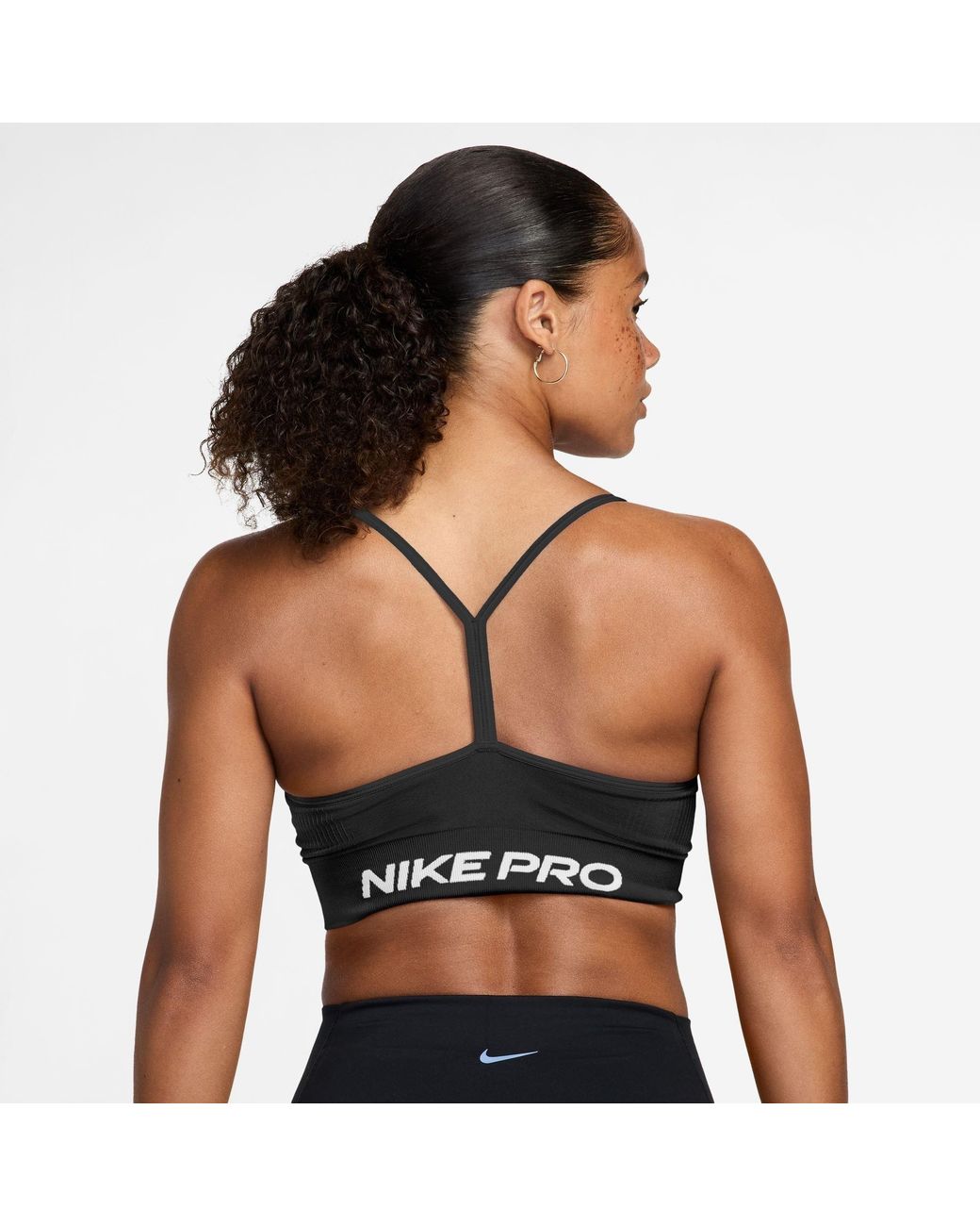Nike Black Medium Impact Non Wired Sports Bra