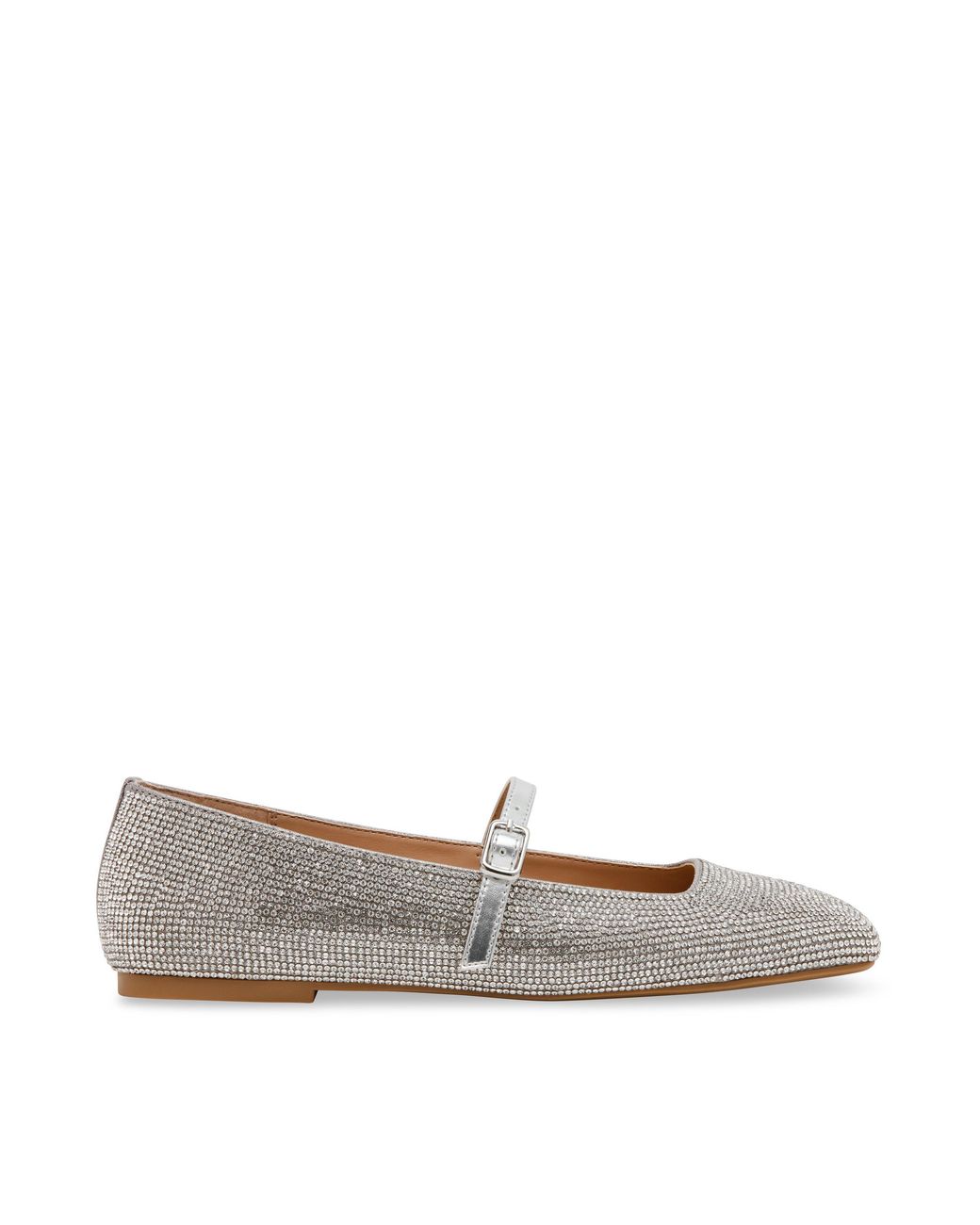Steve Madden Gray Ezri Ballet Pumps