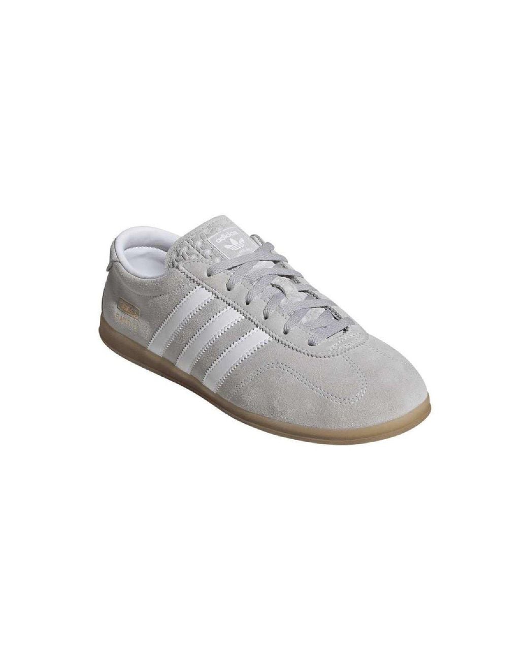 Adidas Originals Gray Gazelle Lo Pro Trainers