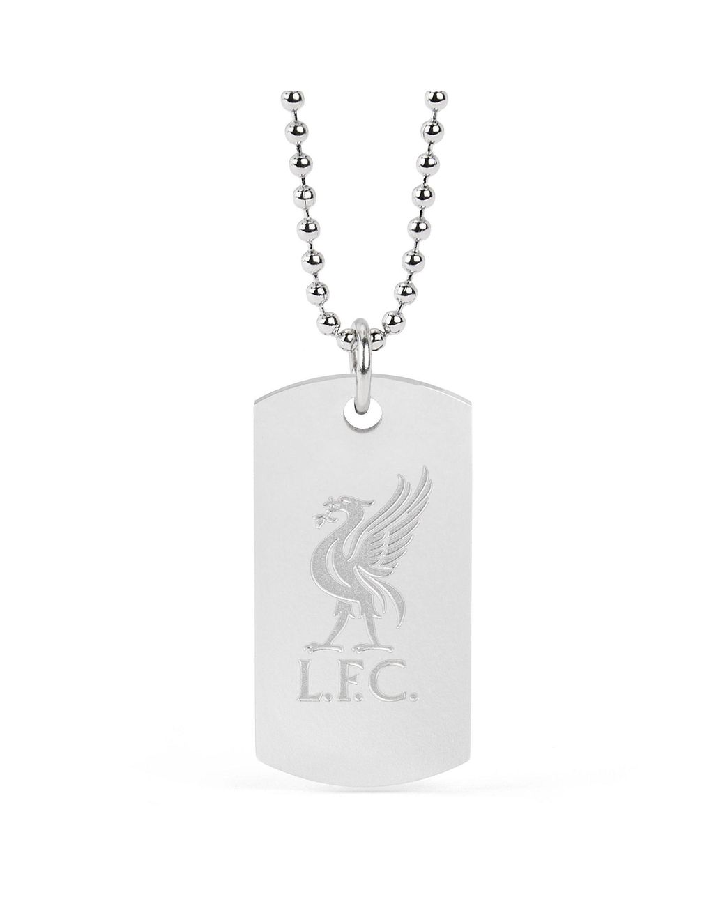 Team White Officially Licensed Stainless Steel Dog Tag And Ball Chain