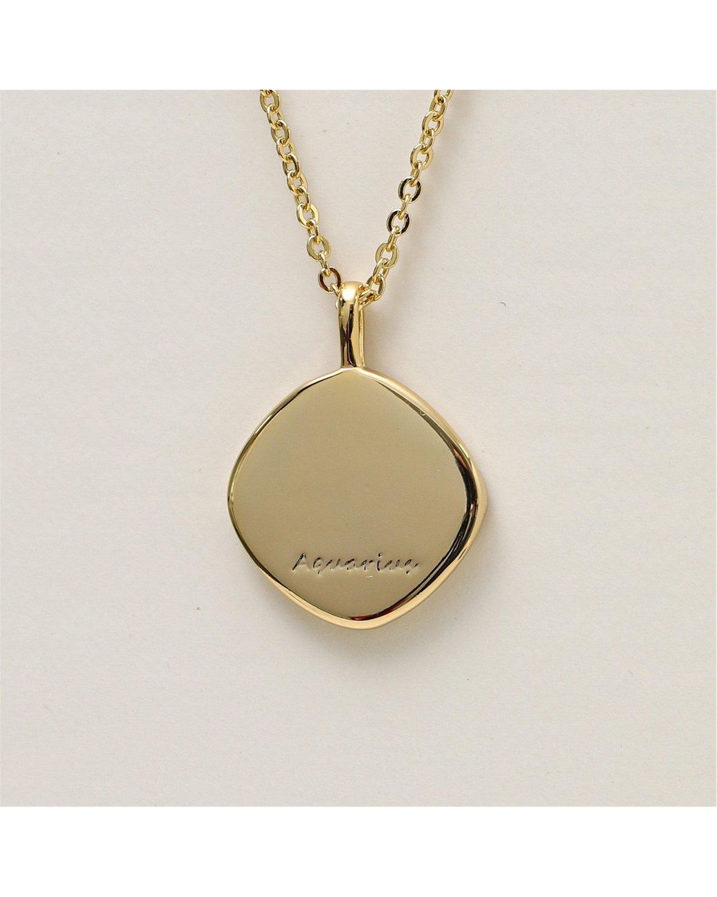 Jon Richard Red Plated Molten Horoscope Necklace