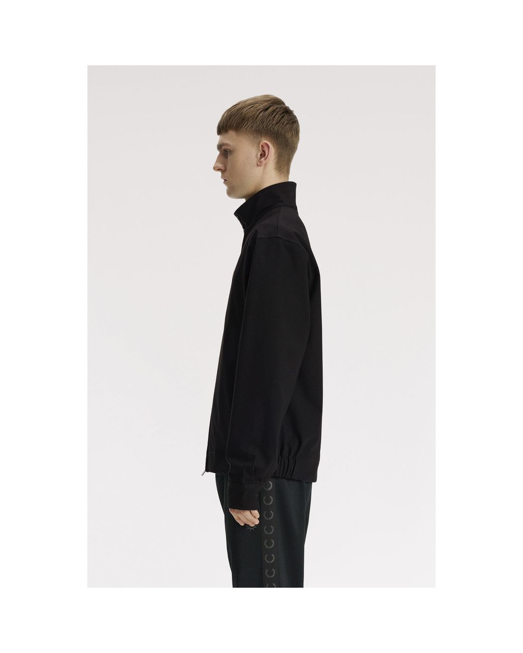 Fred Perry Black Fred Twill Harringto Sn71 for men