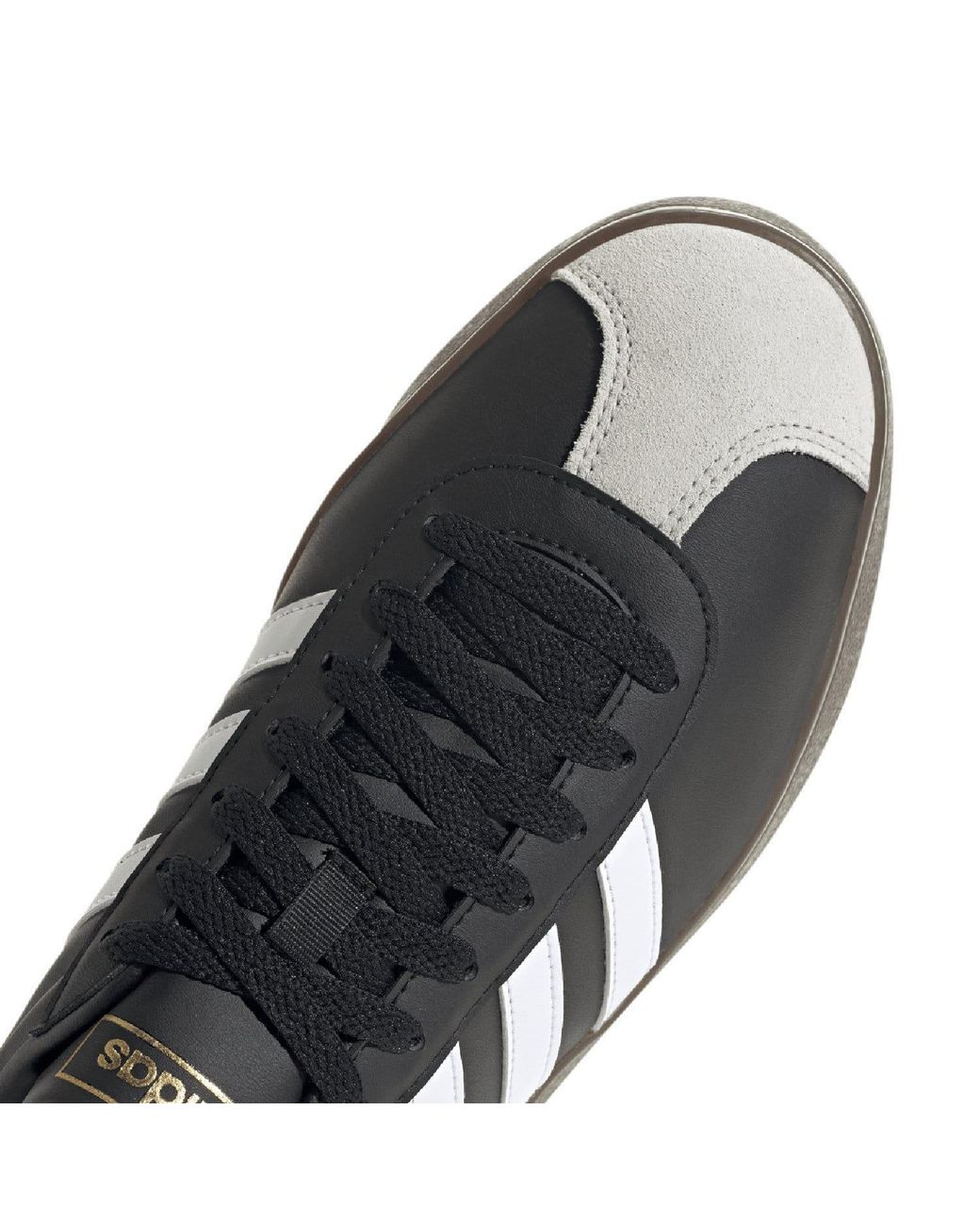 Adidas Black Vl Court 2.0 Low-Top Trainers for men