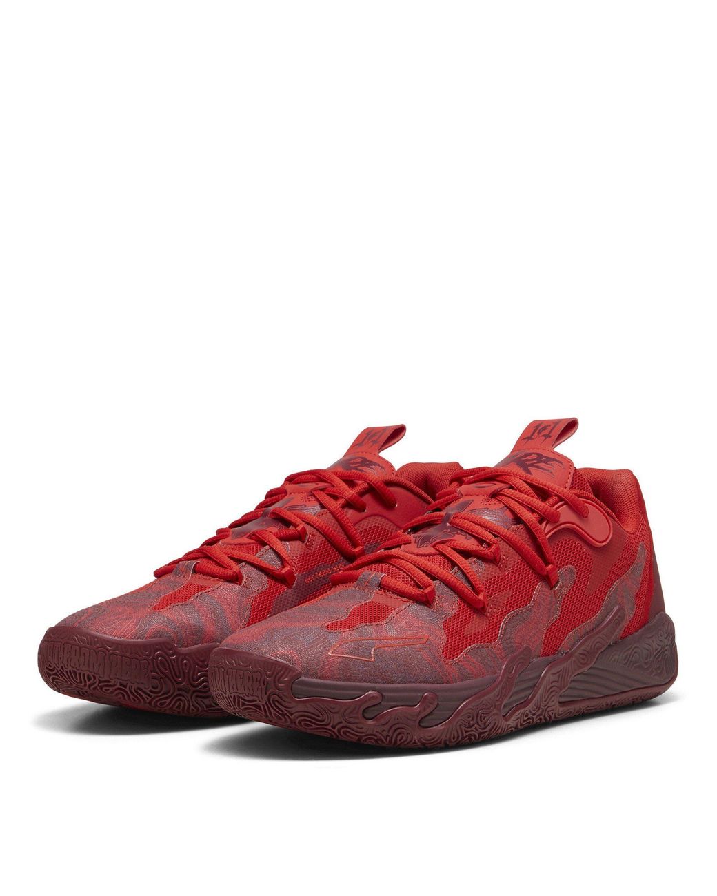 PUMA Red Mb.03 Lo Team Basketball Trainers for men