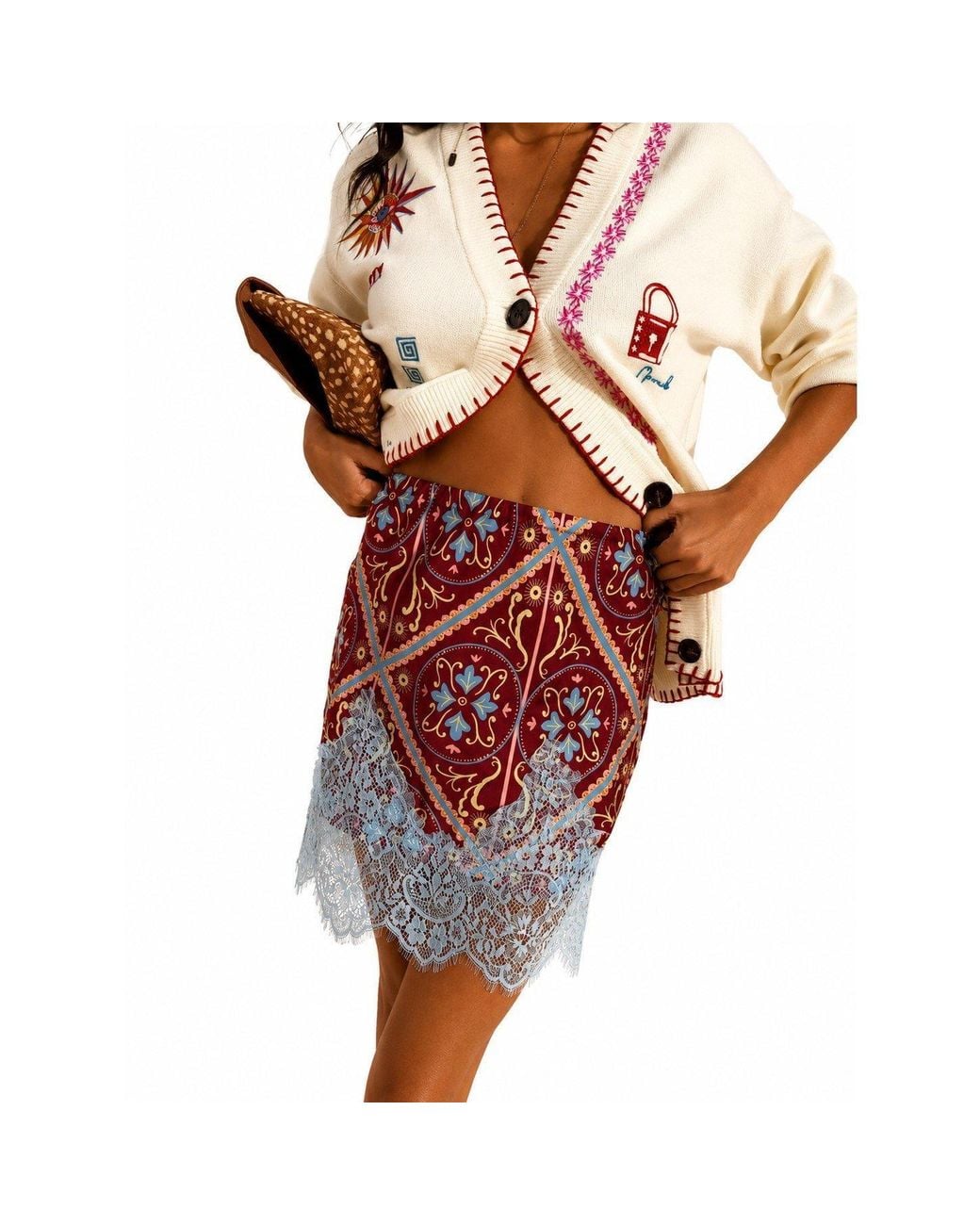 Never Fully Dressed Brown Maeva Mini Skirt