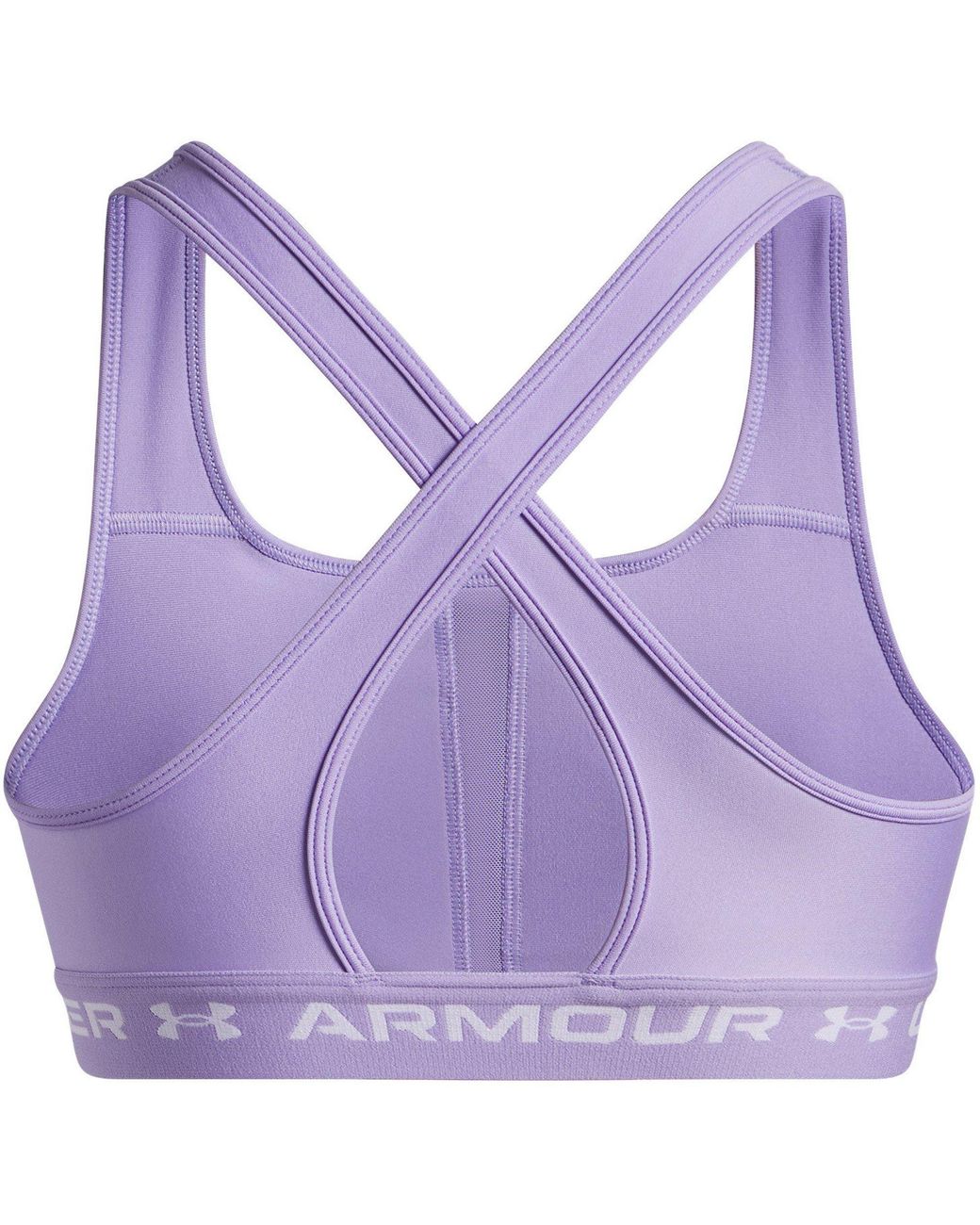 Under Armour Purple Crossbodyack Medium Impact Sports Bra