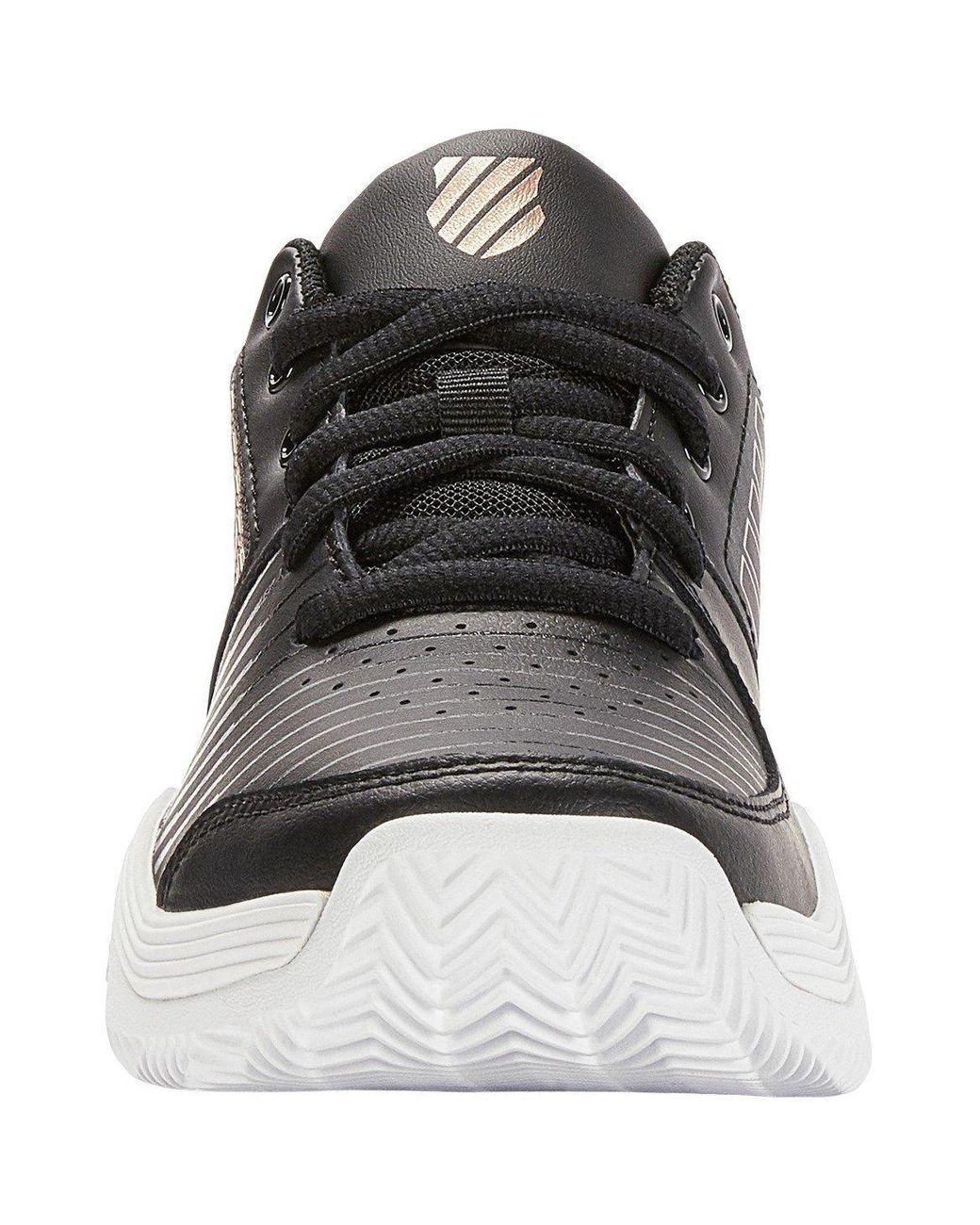 K-swiss Black Court Express Hb Clay Court Lace Up Tennis Shoes