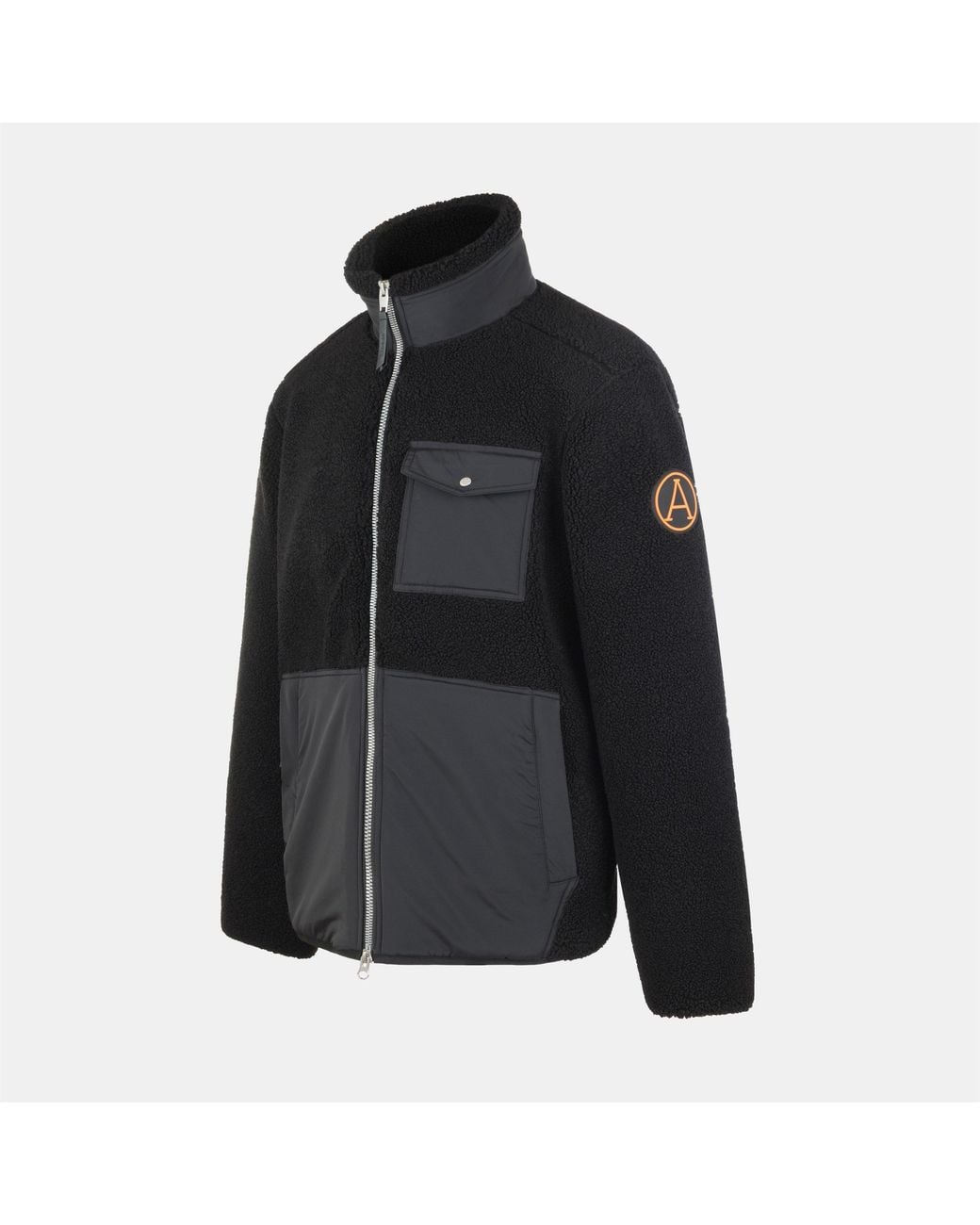 ARCTIC ARMY Black Arctic Teddy Flc Sn64 for men