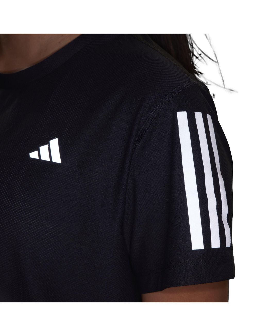 Adidas Black Own The Run T-Shirt