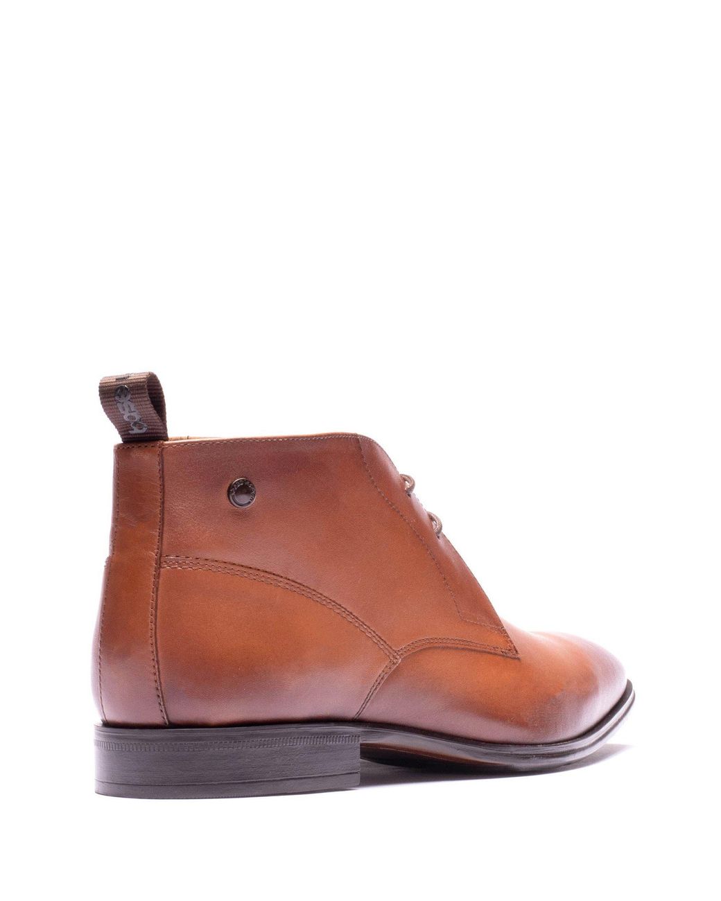Base London Pink Archer Leather Chukka Boots for men