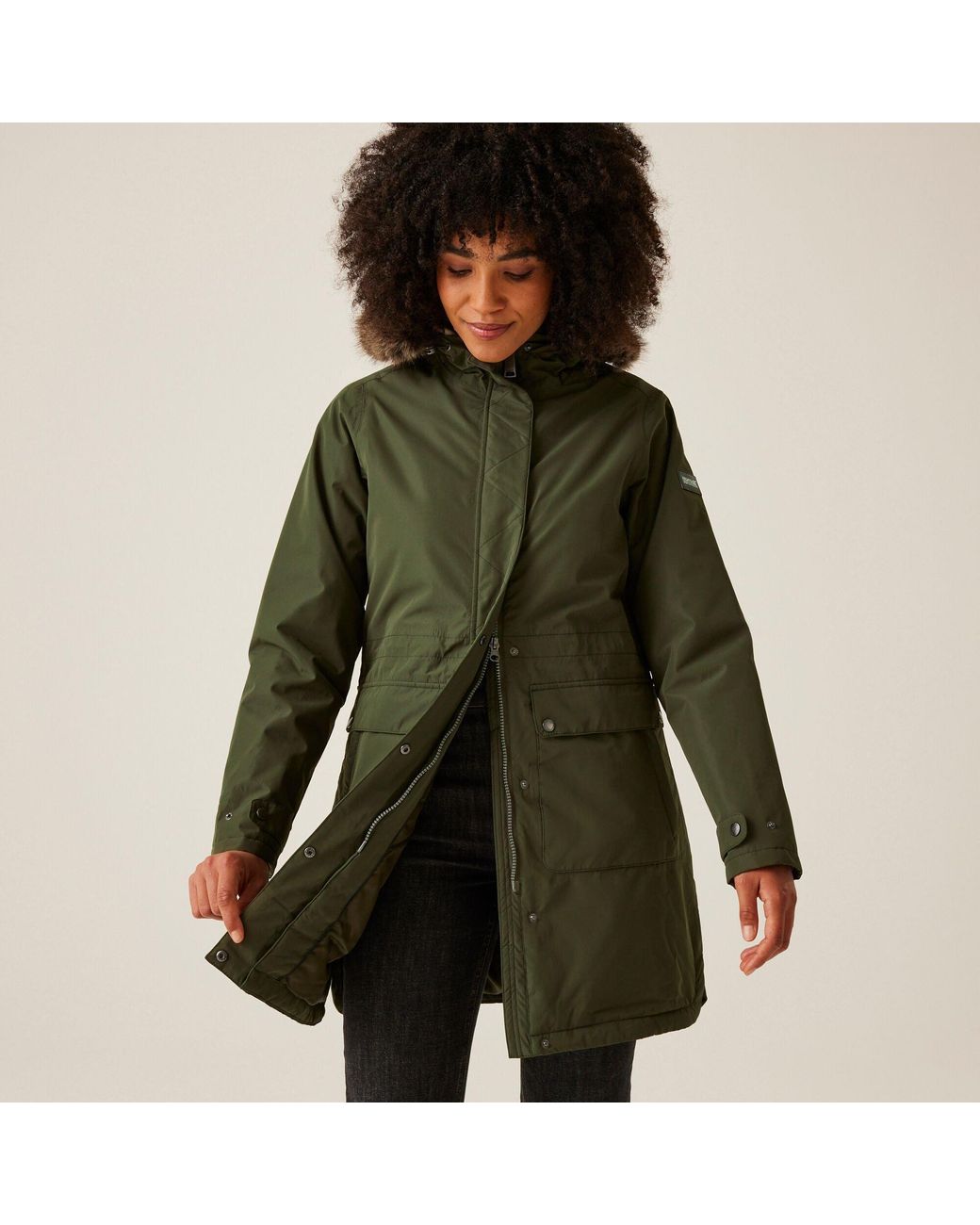 Regatta Green Sabinka Ii Waterproof Jacket