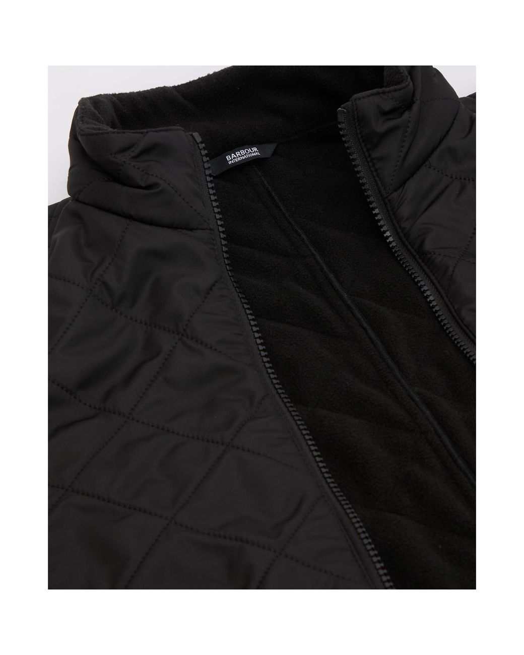 Barbour Black Contemporary Ariel Quilted Gilet for men