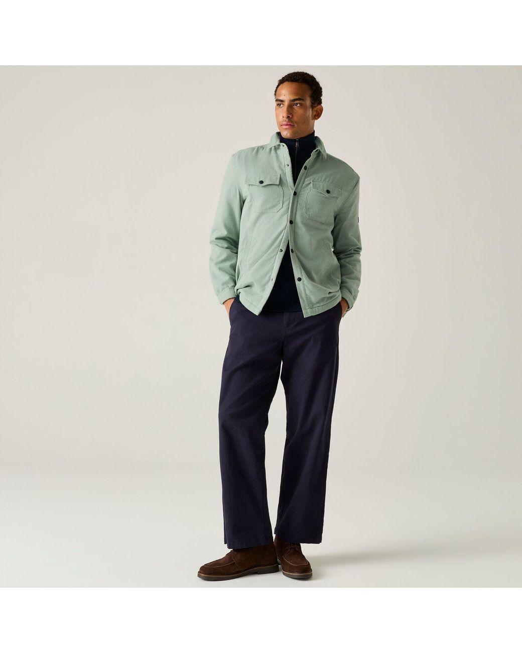 Regatta Green Spennith Shacket for men