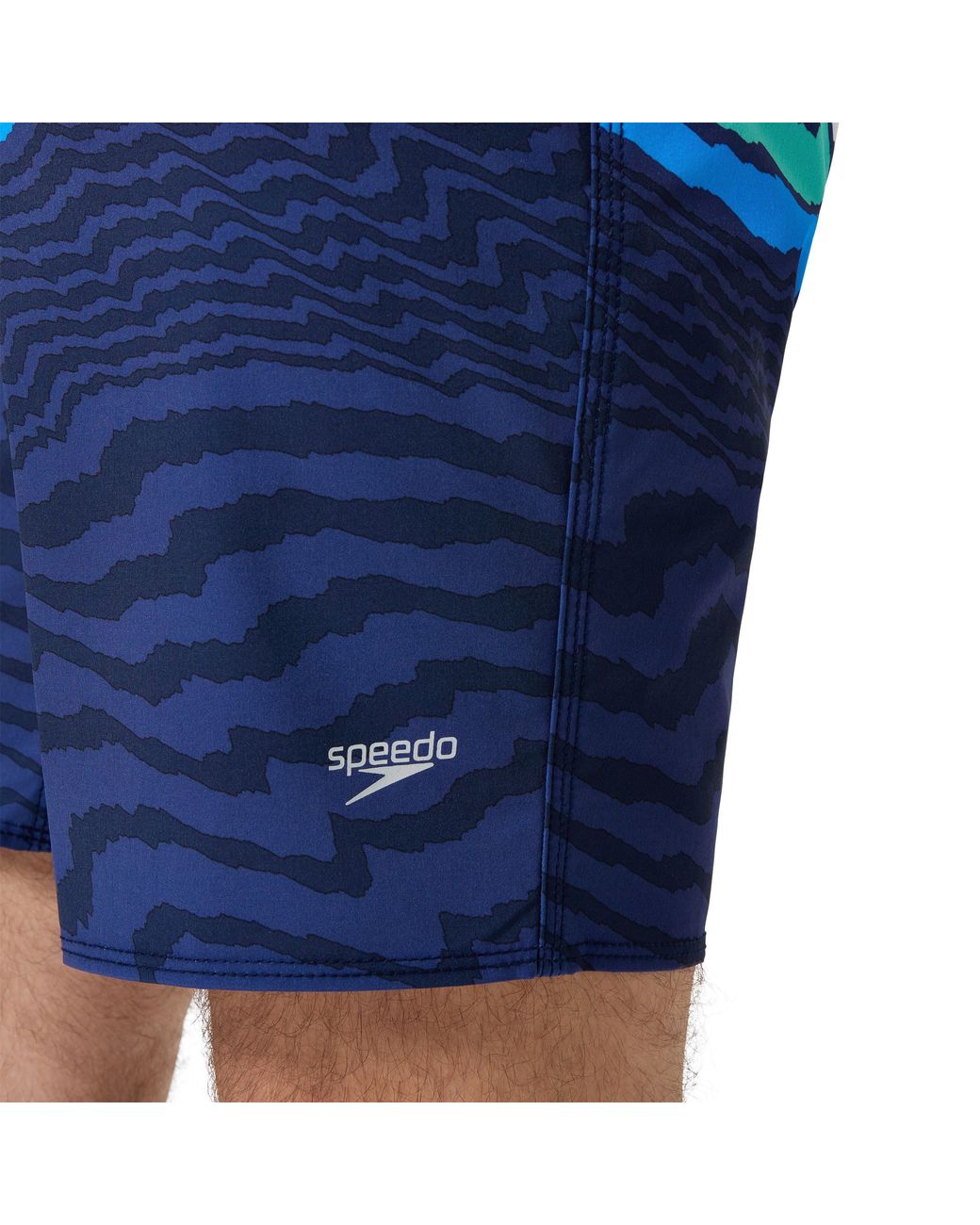 Speedo Blue The Lookout Printed Boardshorts for men