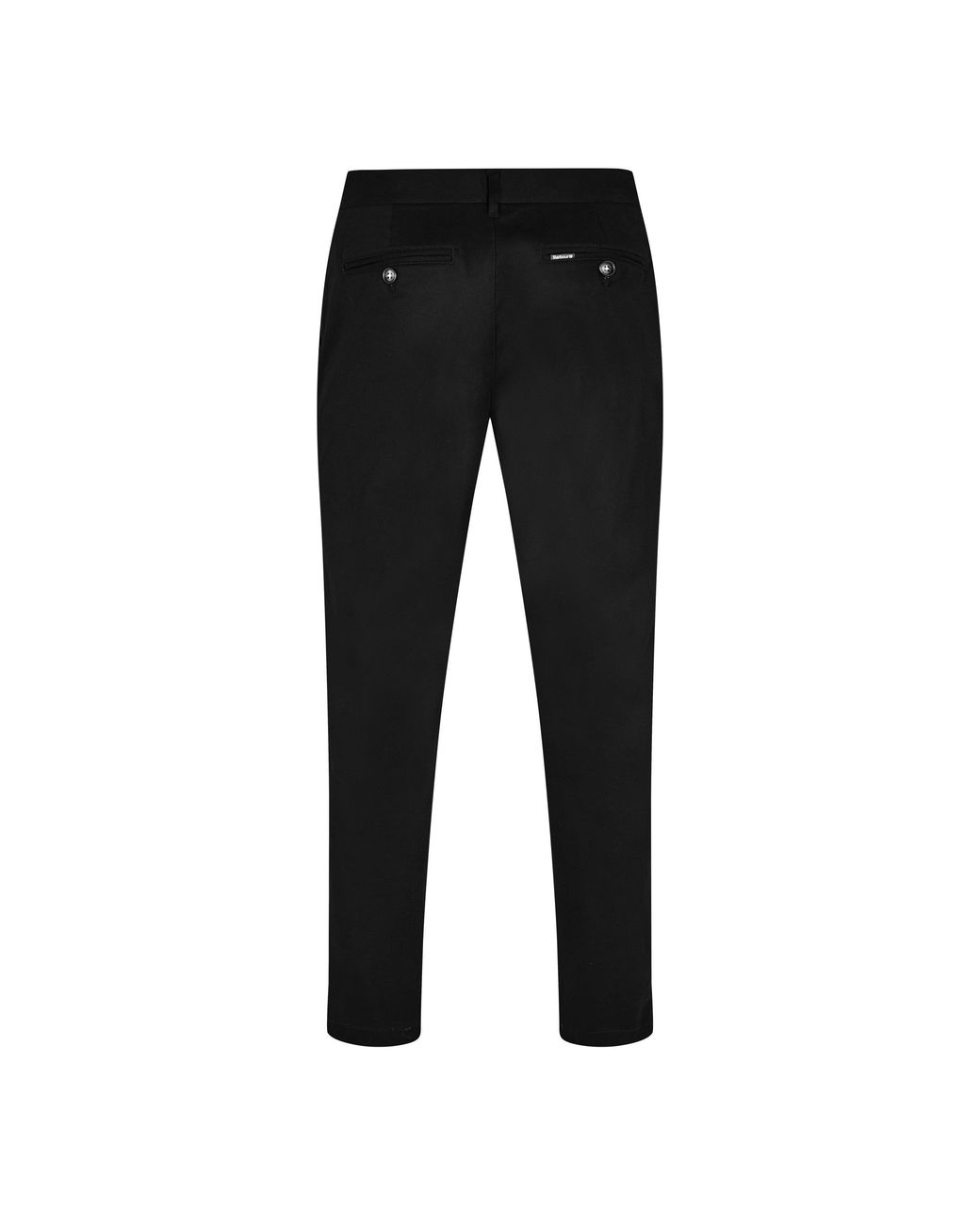 Barbour Black Sueded Sateen Slim Trousers for men