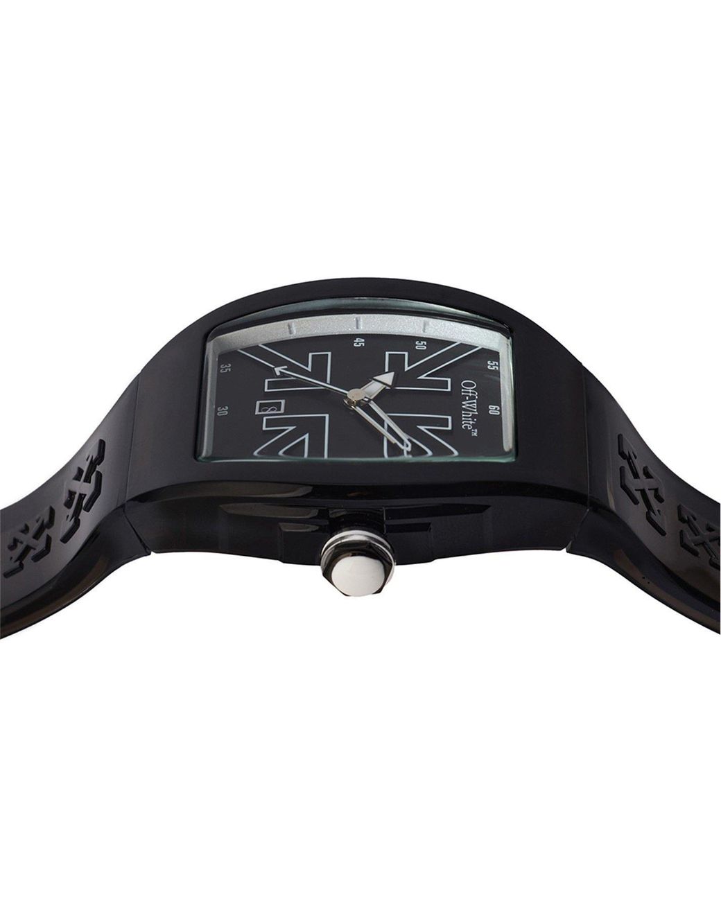 Off-White c/o Virgil Abloh Black Beat Analogue Quartz Watch for men