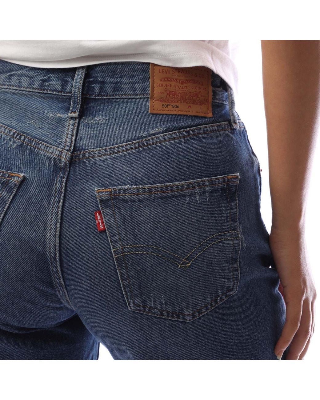 Levi's Blue Denim Shorts