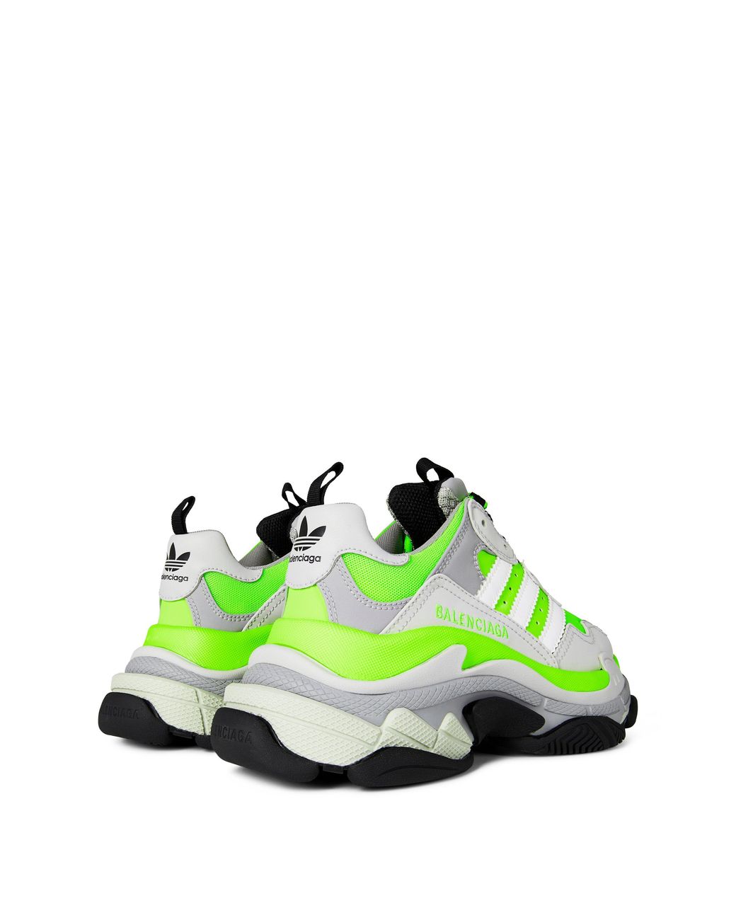 Balenciaga Green X Adidas Triple S Trainers for men