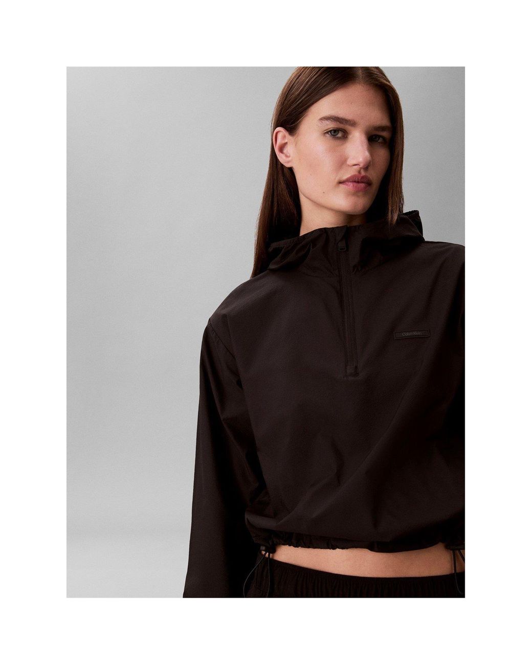 Calvin Klein Black Windbreaker