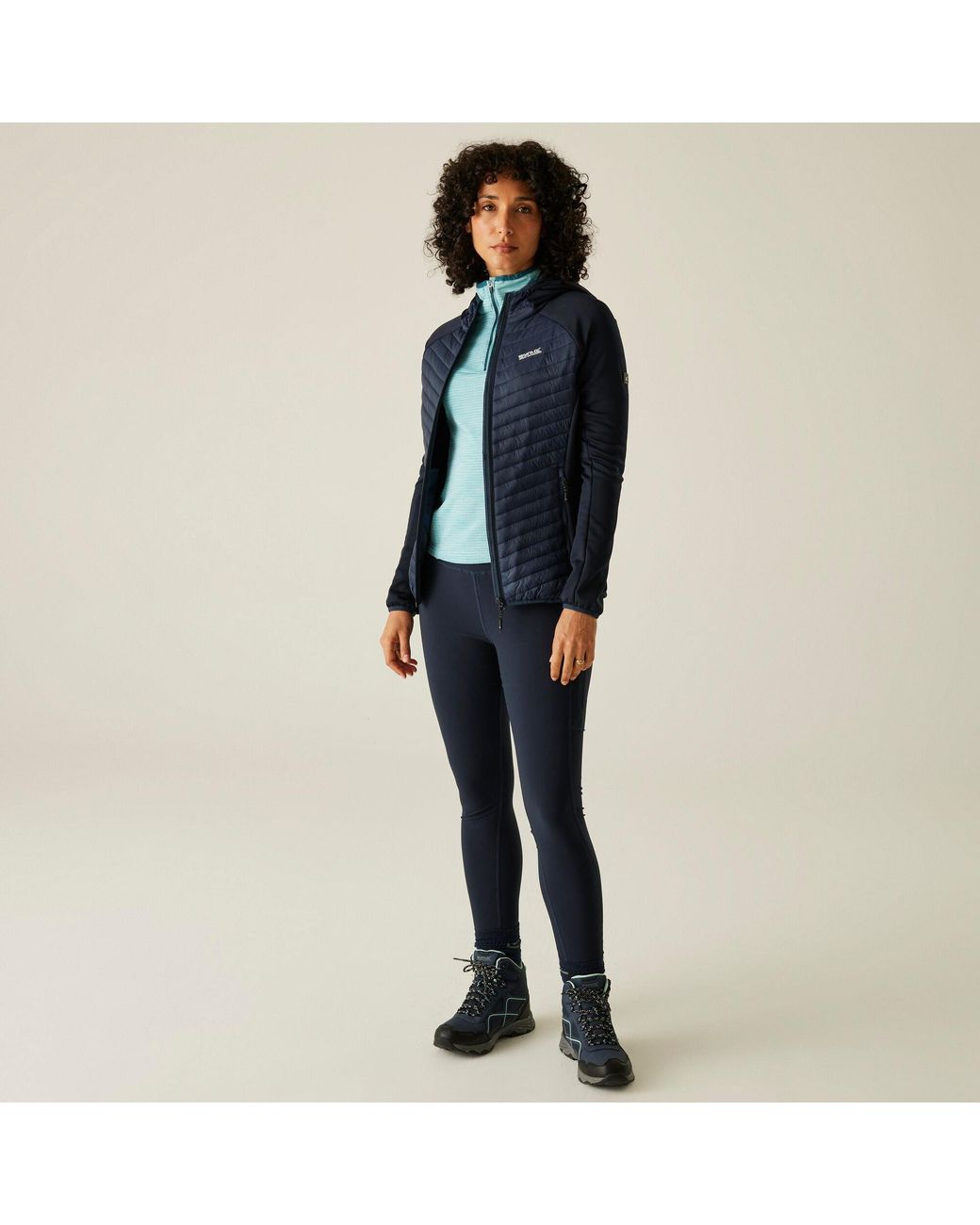 Regatta Blue Andreson Hybrid Water-Repellent Jacket