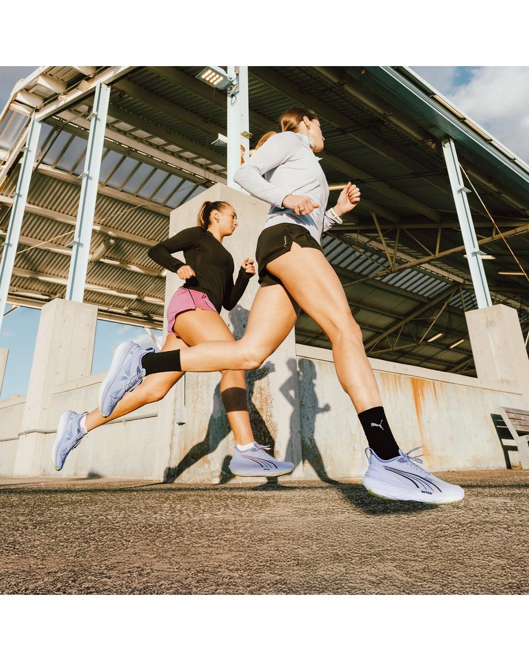 PUMA Blue Foreverrun Nitro 2 Wn Road Running Shoes