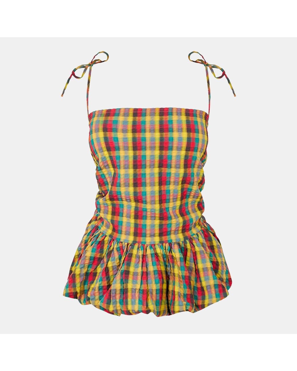 Amy Lynn Green Sabrina Peplum Top