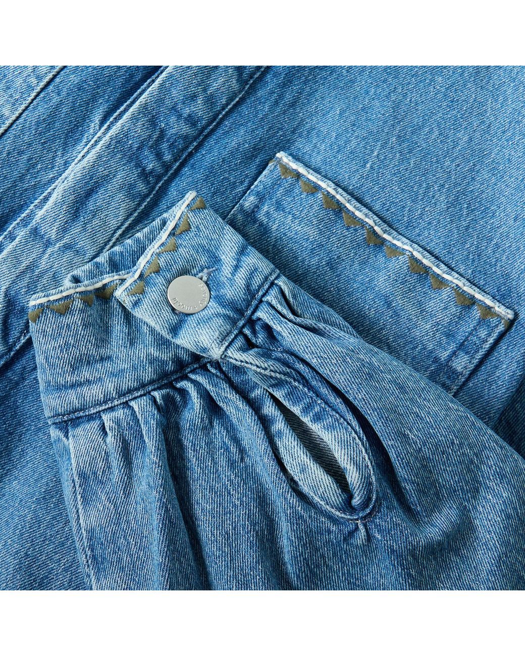 seventy + mochi Blue Ziggy Denim Jacket