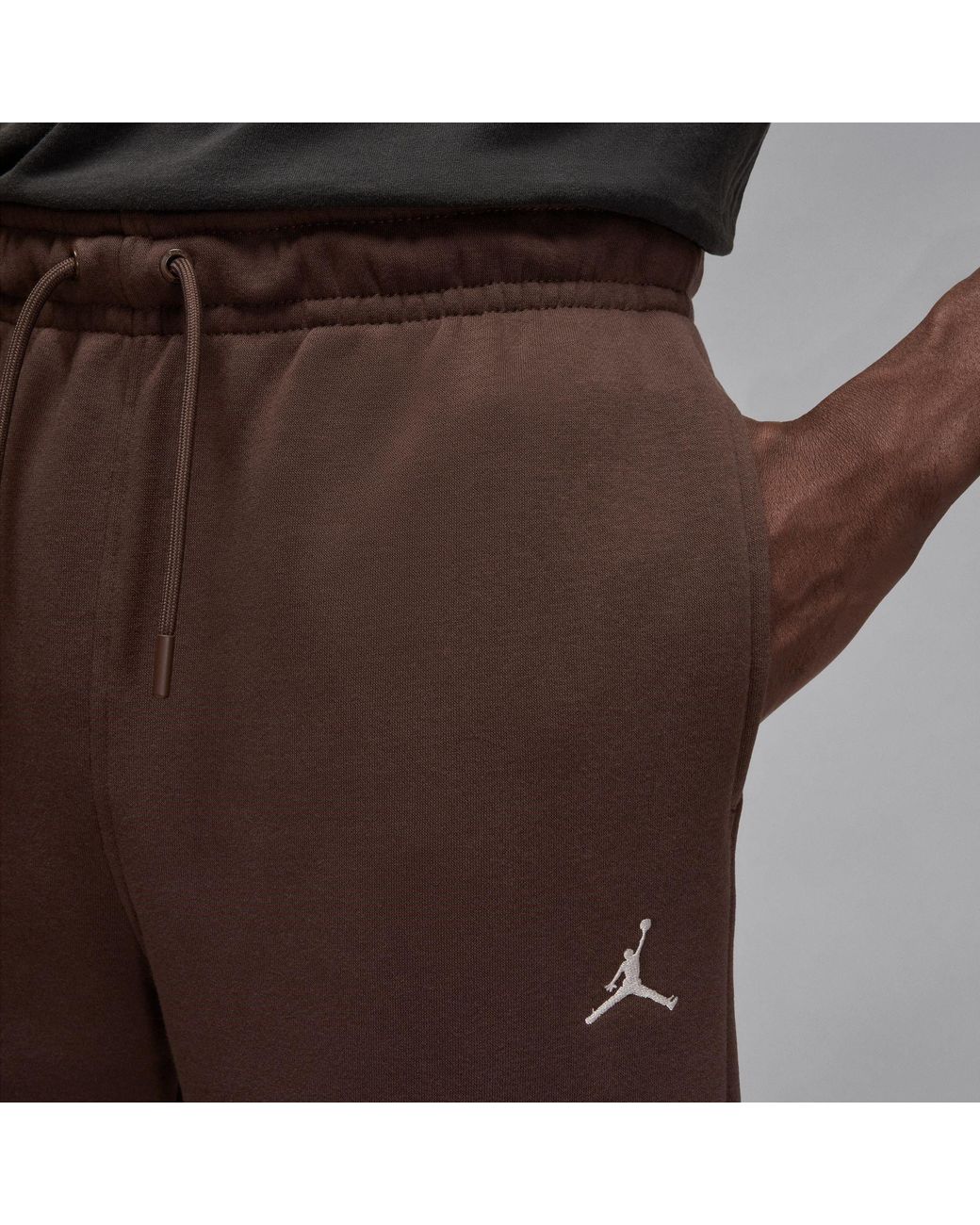 Nike Brown Essential Fleece Pants for men